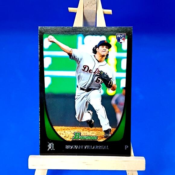 Brayan Villarreal - Pitcher - Rookor Card #91 Topps 2011 Detroit Tigers - Picture 1 of 6